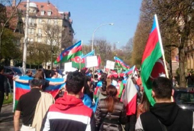 Mouvement de protestation à Strasbourg contre l`Arménie – PHOTOS, VİDEOS